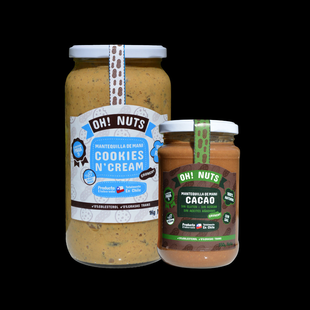 Pack M/maní 1kg + M/maní 350g